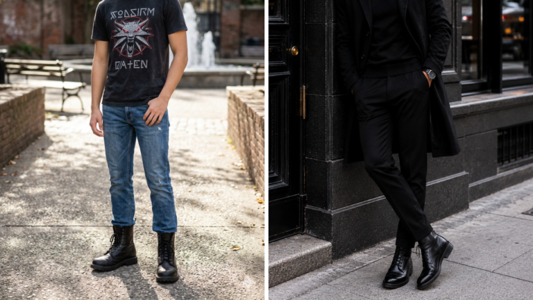 15 Outfit Ideas to Wear with Black Boots (Men’s Style Guide)