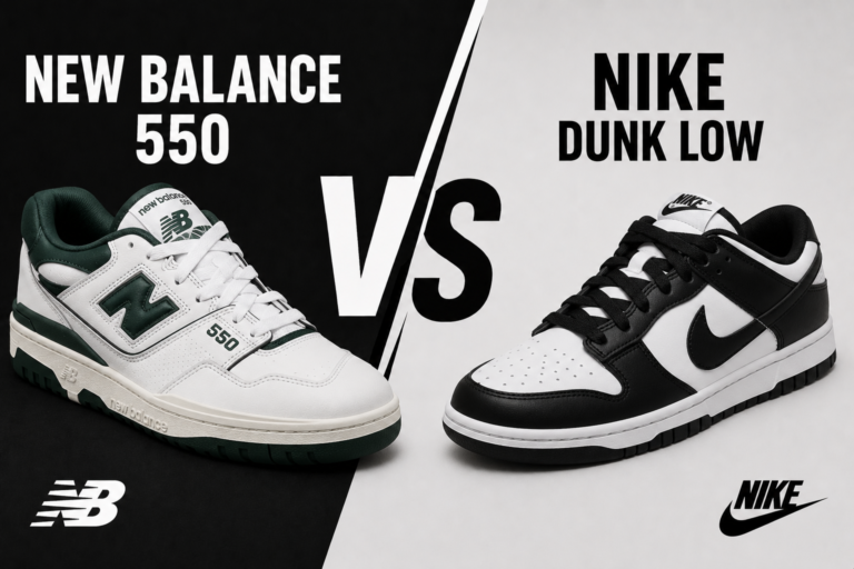 New Balance 550 vs Nike Dunk Low: The Complete Comparison Guide
