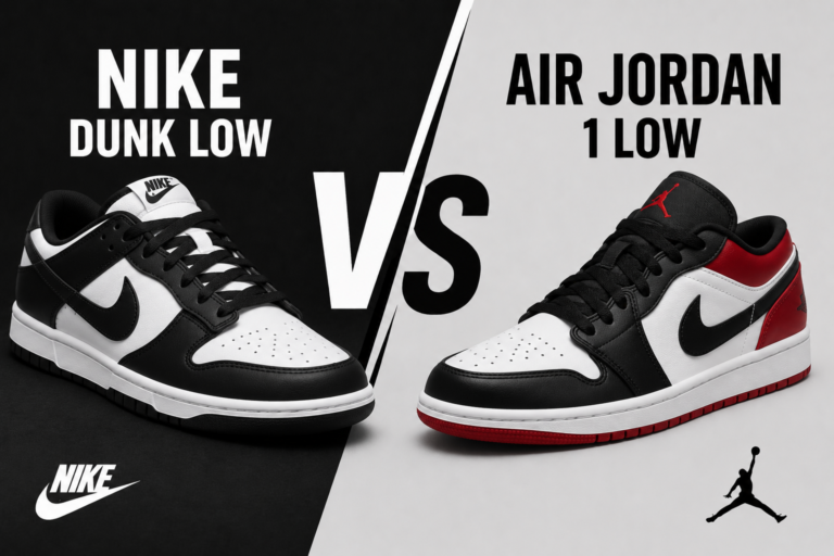 Nike Dunk Low vs Air Jordan 1 Low: The Complete Comparison Guide (2026)