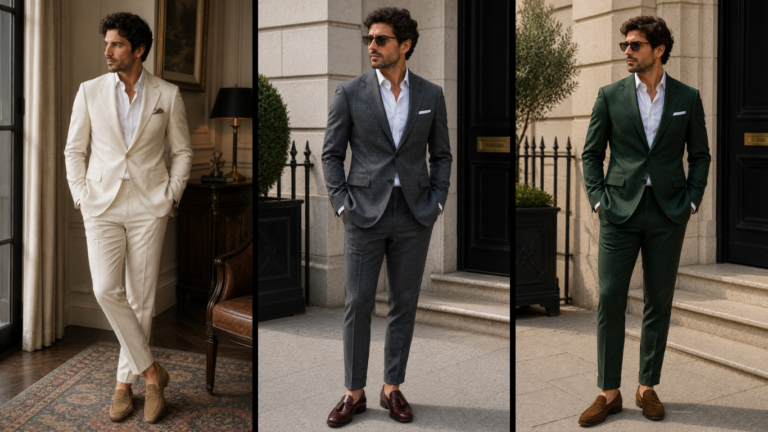 20 Suit Outfits for Men With Loafers