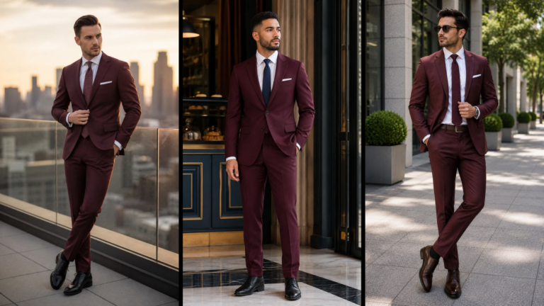 15 Burgundy Suit Outfits for Men (And What to Wear Them With)
