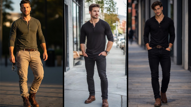 Henley T-Shirt Outfits for Men: 15 Ideas