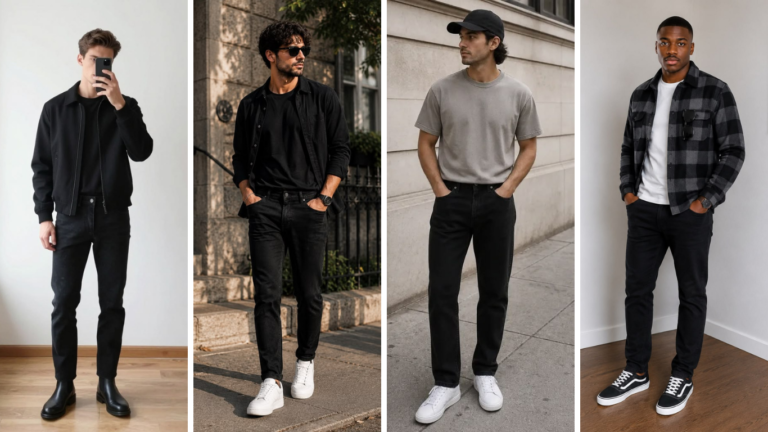 15 Black Jeans Outfit Ideas for Men